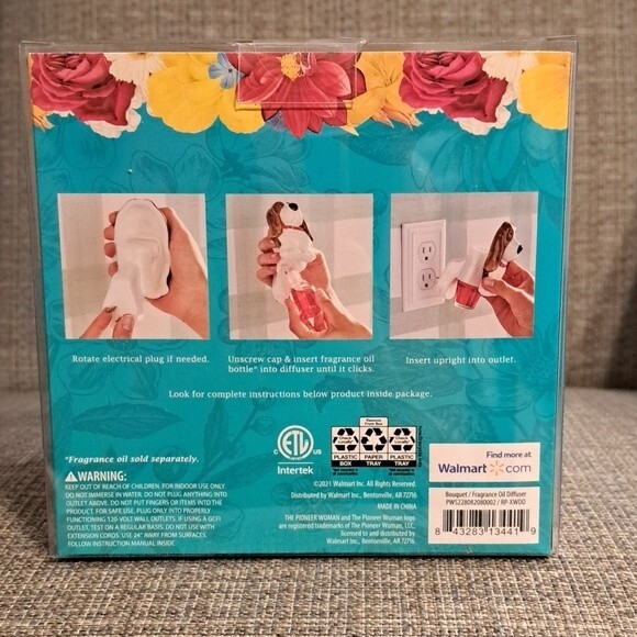 Pioneer Woman Bouquet Fragrance Oil Diffuser NWT - Picture 5 of 6